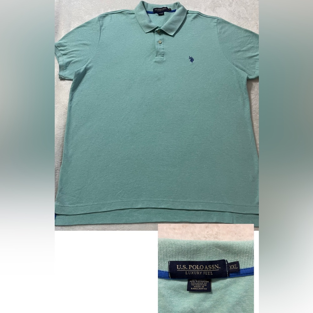 U.S. Polo Assn. Green Polo Shirt XXL